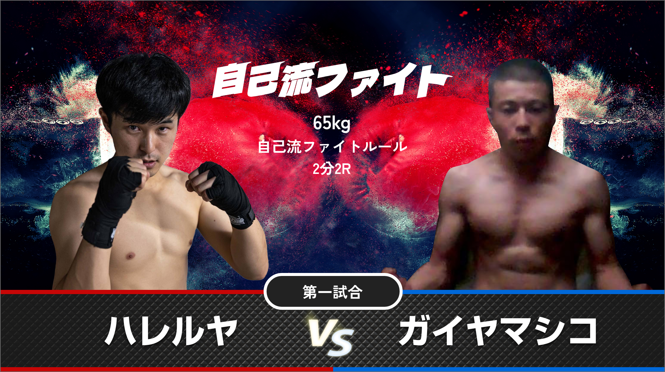 ハレルヤ vs ガイヤマシコ